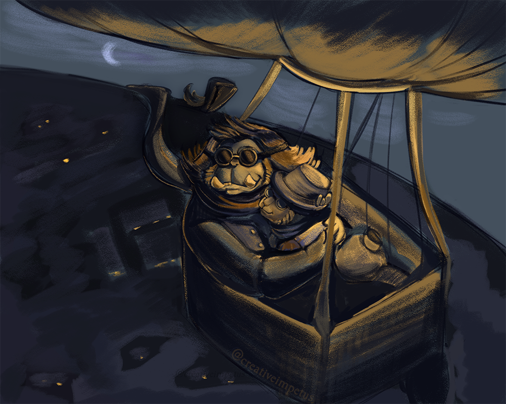 The 8th Duchess takes a sweetheart on a balloon ride.